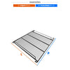 Conjunto 2 Grades Prateleiras Para Freezer Conservador Vf55 Preta 64 x 54 - Metalfrio