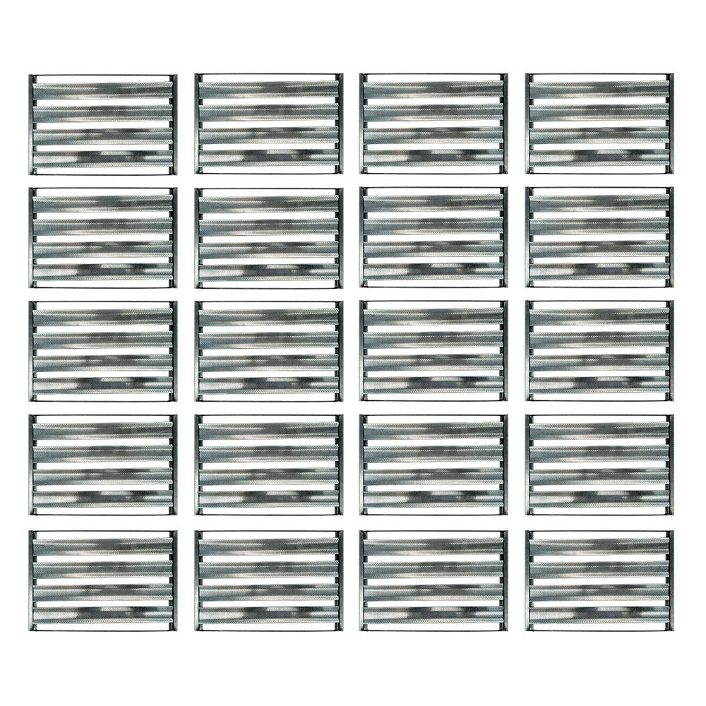 Kit 20 Esteiras Flandres Pão Francês 4 Talas Tiras 7cm 50g 60x40 - Imeca