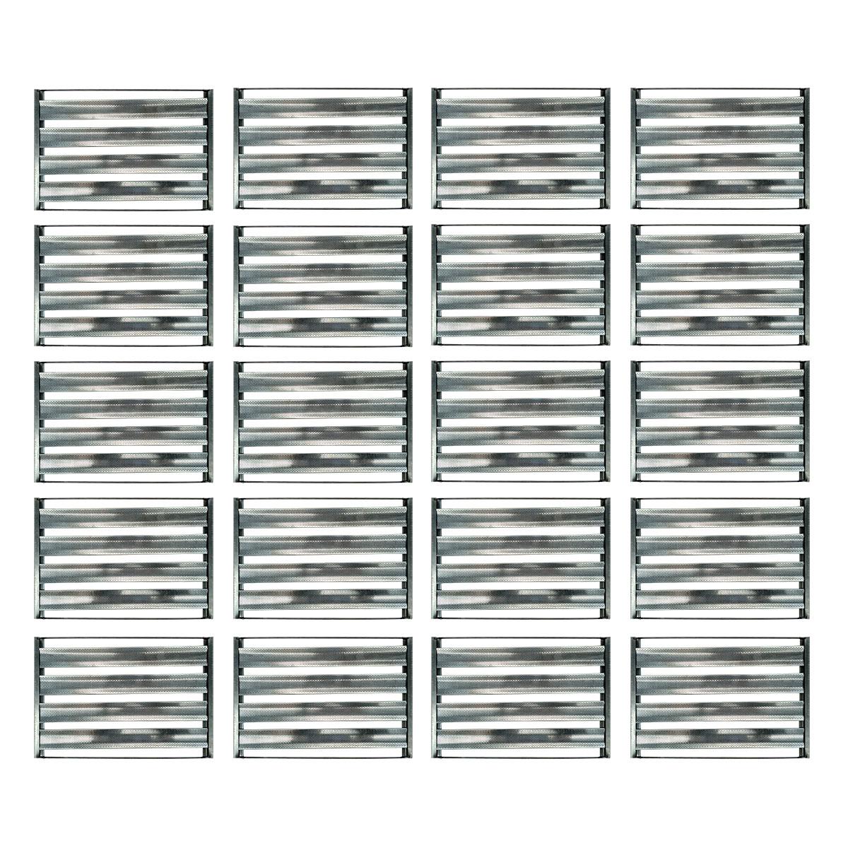 Kit - 20 Esteiras Flandres Pão Francês 4 Talas/tiras 7cm 50g 60 X 40 - Imeca