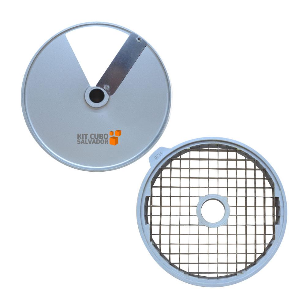 Processador de Alimentos Corte Fatias 14mm e Cubos 14mm PA7 PRO 14x14x14mm (Grande) Bivolt - Skymsen