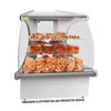 SEMINOVO - Balcão Expositor Vitrine Panorâmica Curva Seca VPCV 1280 Cinza - Refrimate