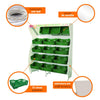 Fruteira Organizadora Lateral Em Mdf Branco Com Espelho 12 Caixas Fch4n12cx 220v - Chimafrio