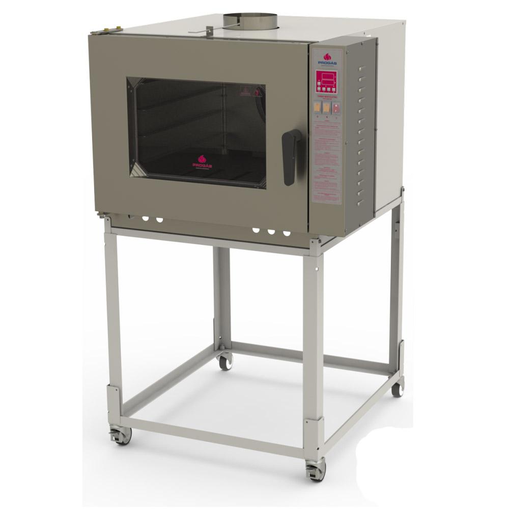 Kit Forno Turbo Elétrico 5 Níveis PRP-5000 220V Progás + 5 Esteiras Alumínio 50g 58x70 - Progás