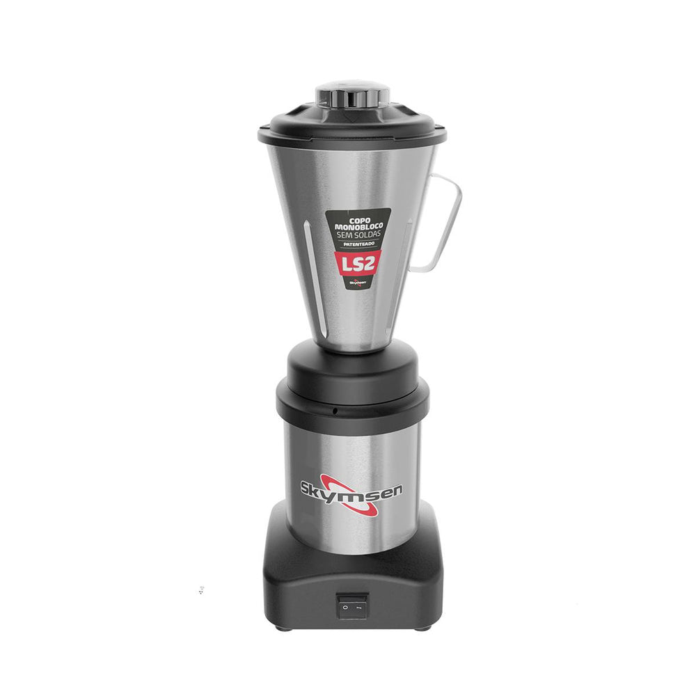 Liquidificador De Baixa Rotação Comercial Inox 2 Litros Monobloco 1/2 CV 3500RPM LS2 Bivolt - Skymsen 70548