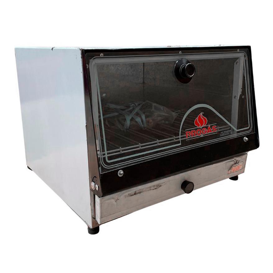SEMINOVO - Forno Industrial Estrutura Inox Prp-600 kg Porta Vidro - Progás