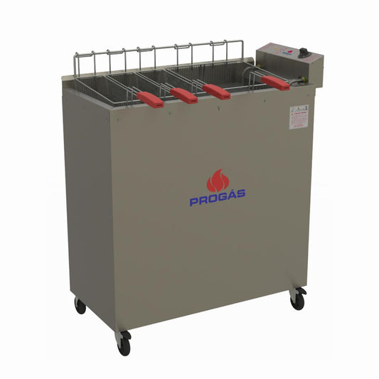 Fritadeira Elétrica Profissional Fritador Água e Óleo 42 Lts PR-3000 E Progás 220V