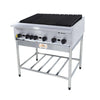 Chapa Charbroiler Americana Profissional Grill Churrasqueira 90cm Gás Inox Com Pé Cggp90 - Venâncio