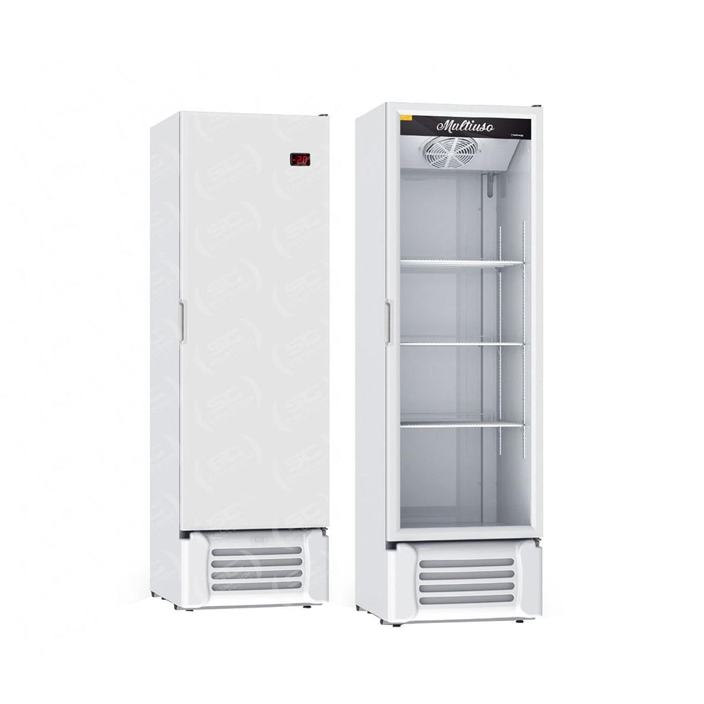 Kit Cervejeira Porta Sólida Branca VCC400 220V + Refrigerador Branco VCM400 220V - Refrimate