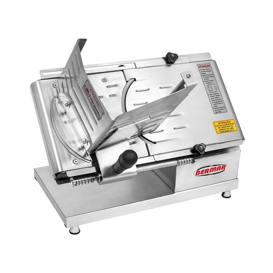 Cortador de Frios Lâmina 200 mm Inox Bm96 Nr Bivolt Bermar