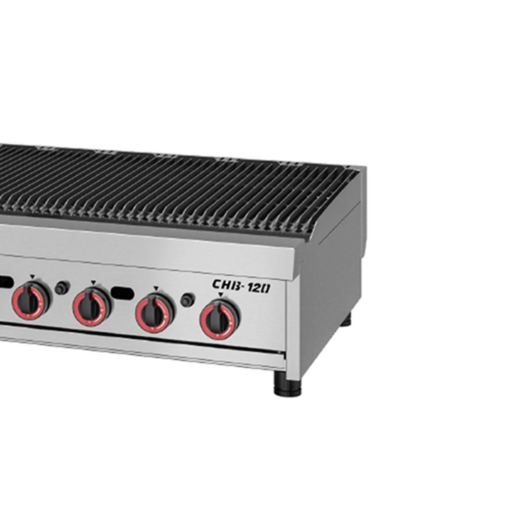 Char Broiler a Gás Profissional Inox Chapa Grill Premium 120cm CHB-120 G2 - Metalcubas 26391