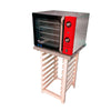 KIT - Forno Turbo Convector Smart Basic Inox e Vermelho FCSB4E 220v + Bancada Mes-004 - Venâncio