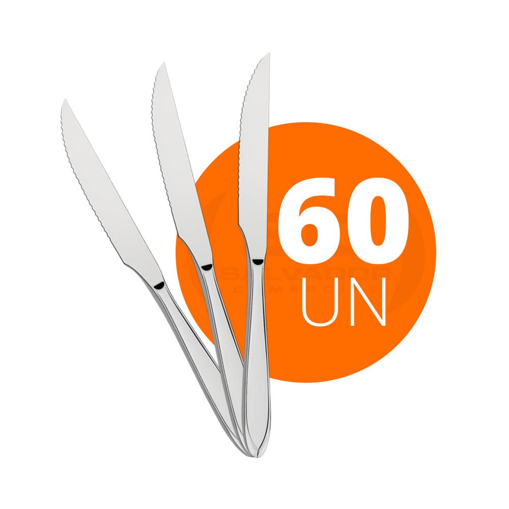 Kit 60 Facas para Churrasco Luxo Laguna em Aço Inox FITOP - Tramontina
