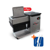 Amaciador De Carne Profissional Inox Modelo AB 220V Skymsen + Faca 10 Pol + Chaira 10 Pol