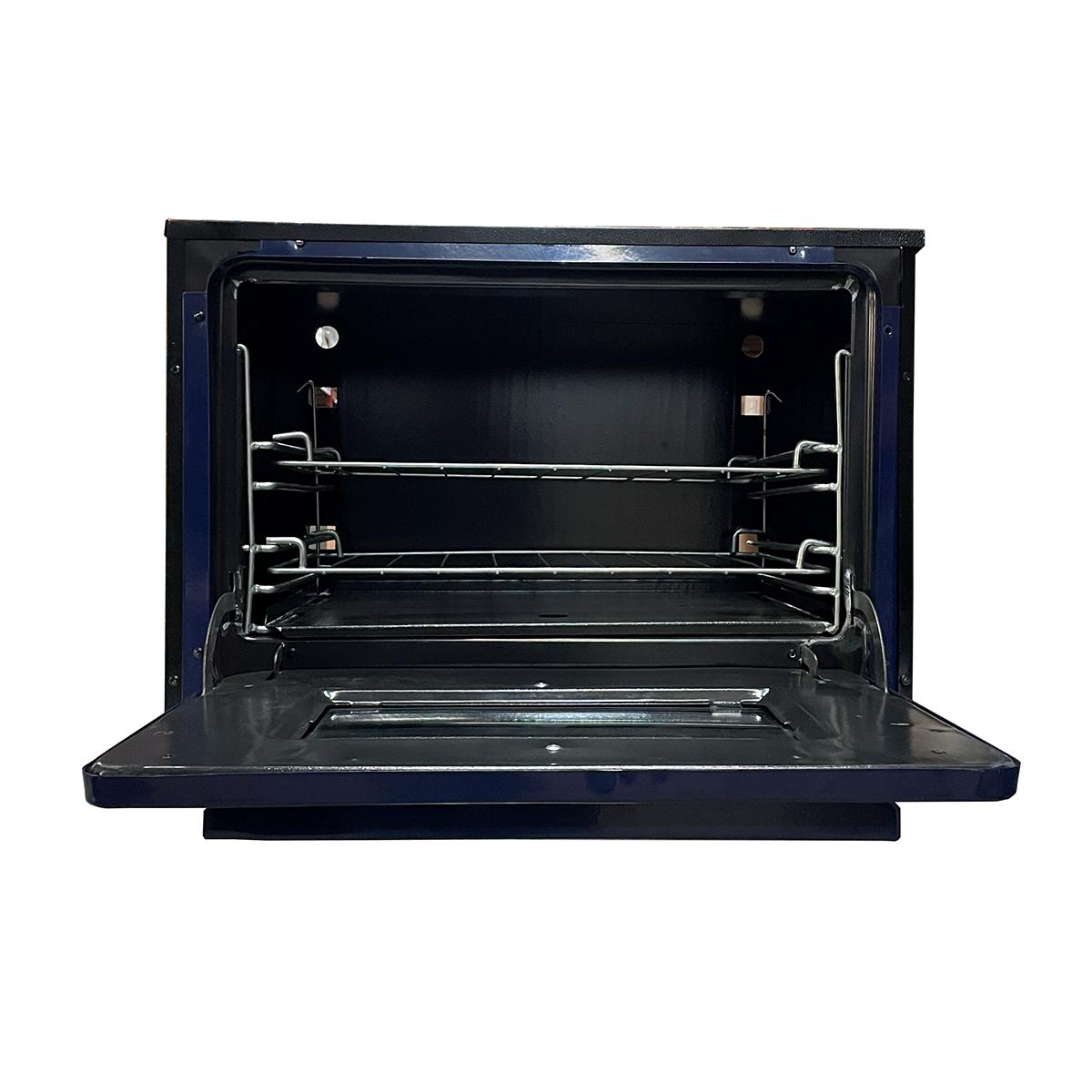 SEMINOVO - Fogão Industrial 2 Bocas Duplas a Gás Branco com Forno Azul Bravo BR2BF – Venâncio