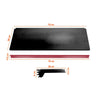 Bandeja Prateleira Ponta 30x73 Gôndolas New Plus Preto Porta Etiqueta Vermelho sa Gôndolas