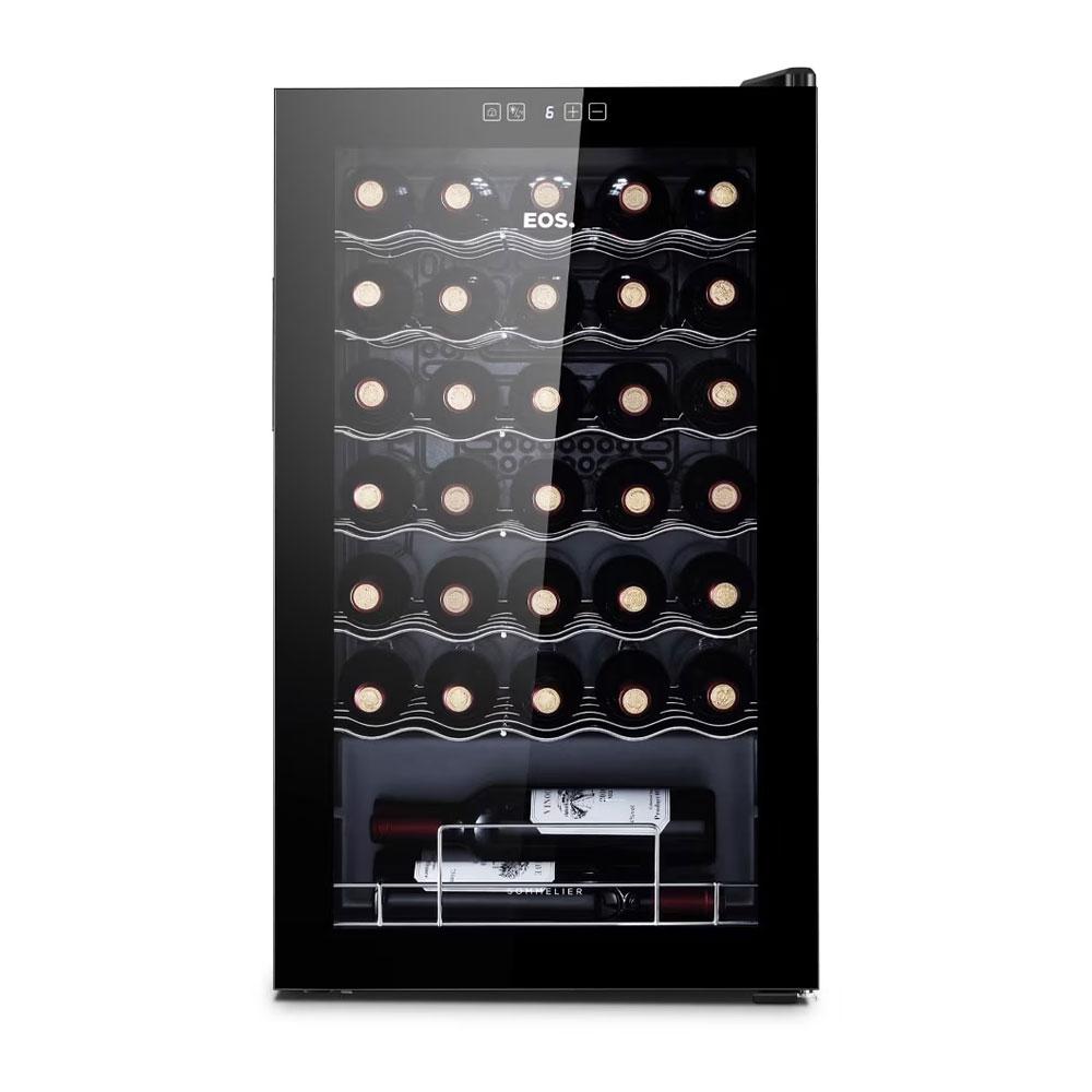 Adega Eos Preto - 34 Garrafas - 220v - Eac34g