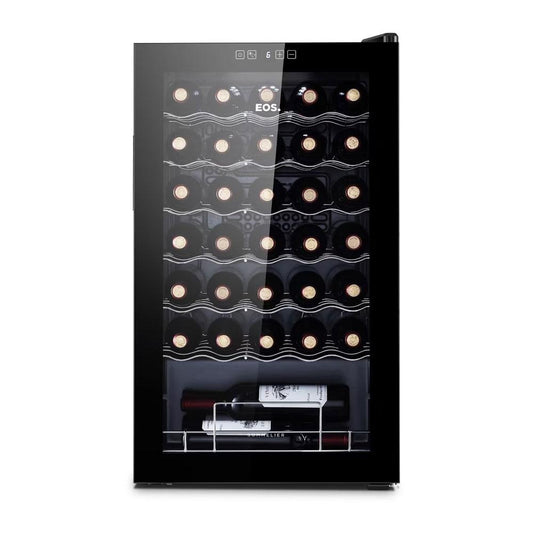 Adega Climatizada 34 Garrafas Compressor Painel Touch Full Glass EAC34G 220V - EOS