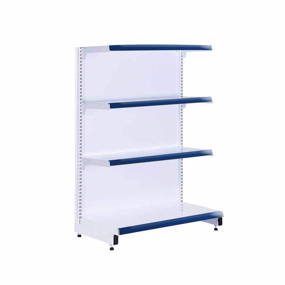 Gôndola Prateleira 4 Níveis 40x30 New Plus 1,40 Ponta Pe Azul - Sa Gôndolas