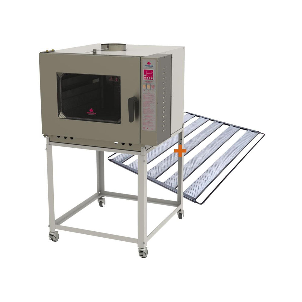 Kit Forno Turbo Elétrico 5 Esteiras PRP-5000NE 220V + 5 Esteiras - Progás