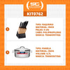 Kit - Faqueiro Plenus 6 Peças + 1 Panela Inox Solar 4,7 Lts Solar Pit1 - Tramontina