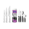 Kit - Faqueiro Premium 3 Peças + 1 Faqueiro 30 Peças Ipanema Preto - Tramontina