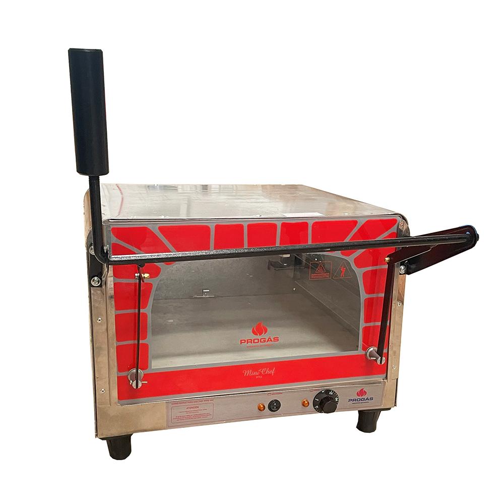 Semi - Forno Lastro Refratário Mini Chef Prpe-400 Elétrico Gratinador Progas 127V