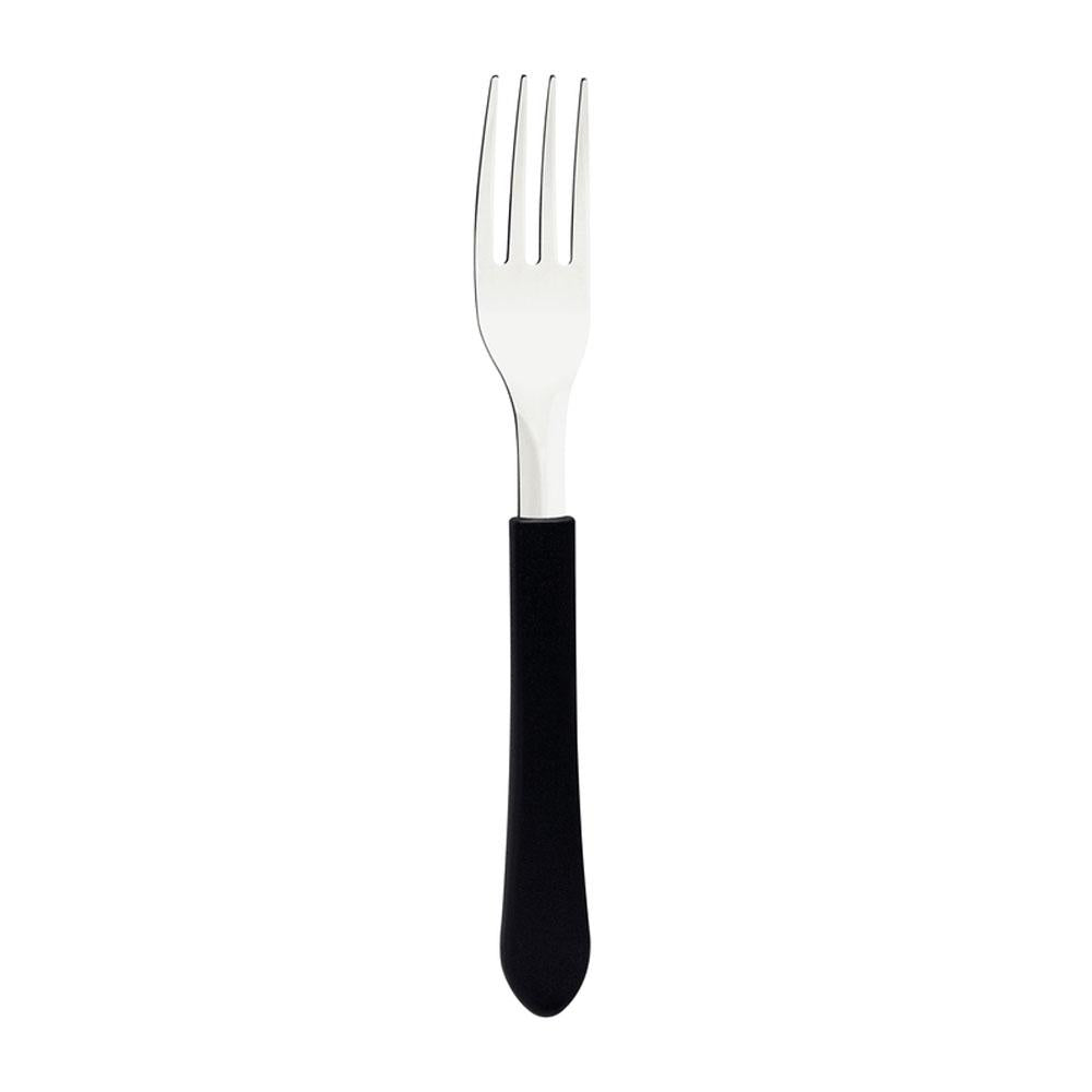 KIT - Jogo de Facas e Garfo Leme 120 Peças em Aço Inox Cabo Preto PBAG - Tramontina