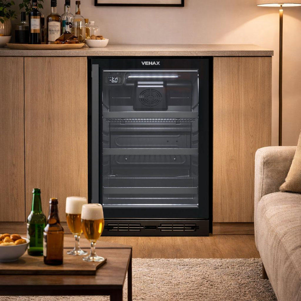 Cervejeira Inox Top Light-in Preto Fosco Slim 82L 0ºC a -6ºC EXPVQTLIN100 127v - Venax 27714