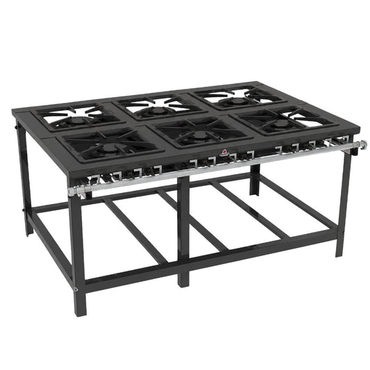 FOGAO 6 QUEIMADORES DUPLO DE ENCOSTO  PMD-600 - PROGAS