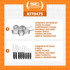 Kit - Jogo de Panelas Allegra 5 Pçs Inox + Jogo de Facas Plenus 9pçs - Tramontina