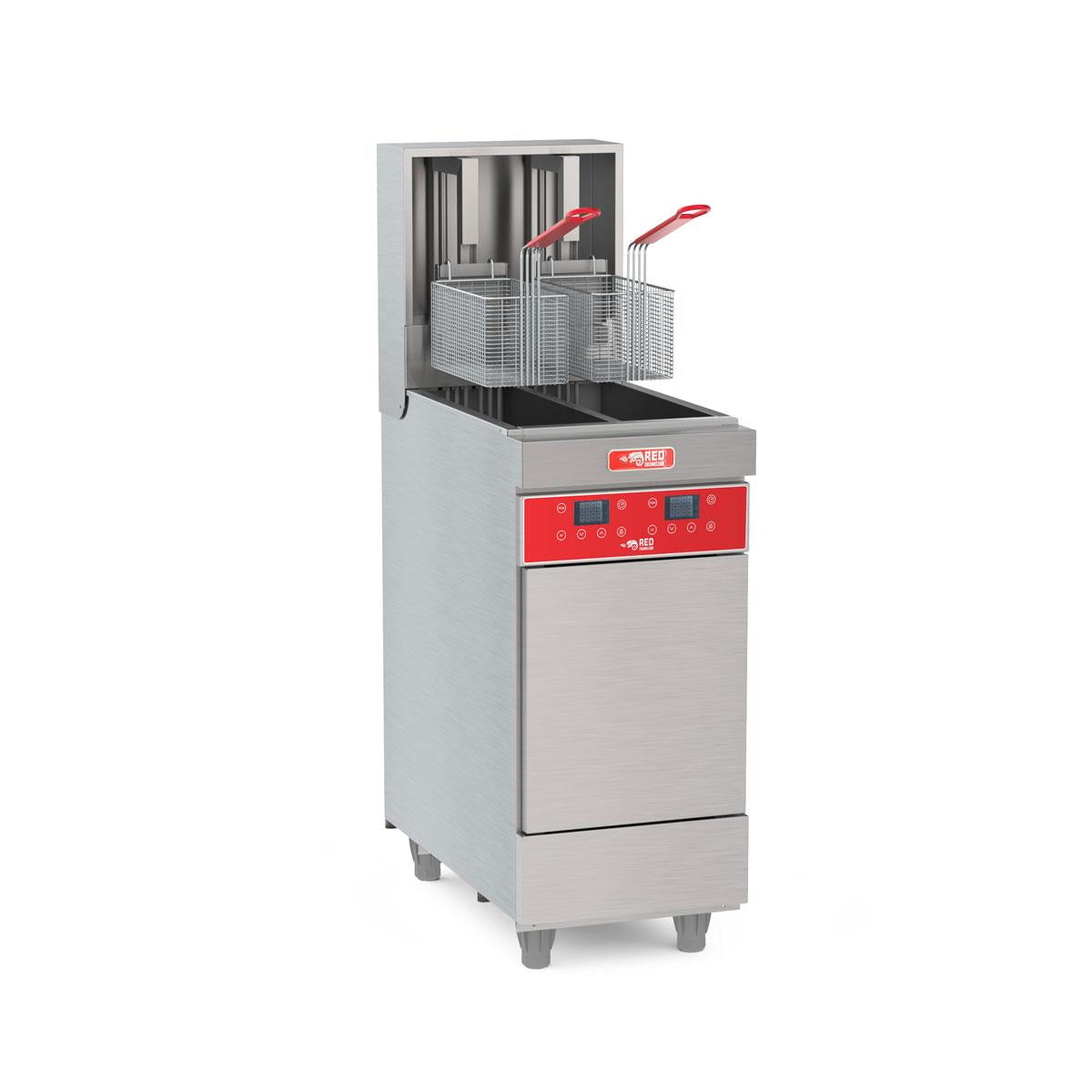 Fritador Elétrico Automática Bipartida 25l Trifásica FEAB25-3t 380t - Red Chameleon 418124-7