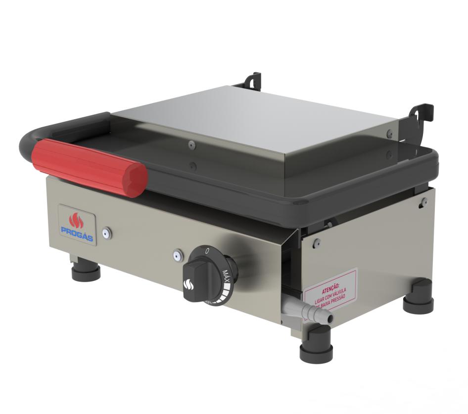 Chapa Sanduicheira a Gás Com Prensa Profissional Mini Grill PR-220G - Progás P25170