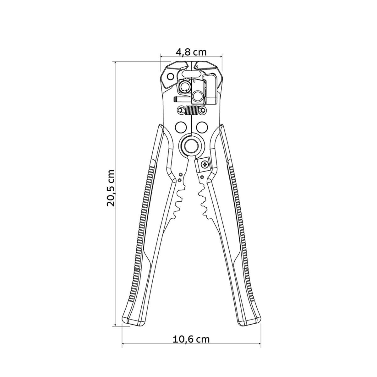 Alicate Desencapador de Fios Automático 8'' Master - Tramontina 41011508