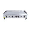 Chapa Americana Profissional 120cm a Gás 18mm Lisa Inox Cg120 e Conjunto de Espátulas - Venâncio