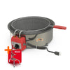 Tacho Fritador de Mesa Elétrico 14L Óleo PR-14E 220V Progás e Cortador de Legumes