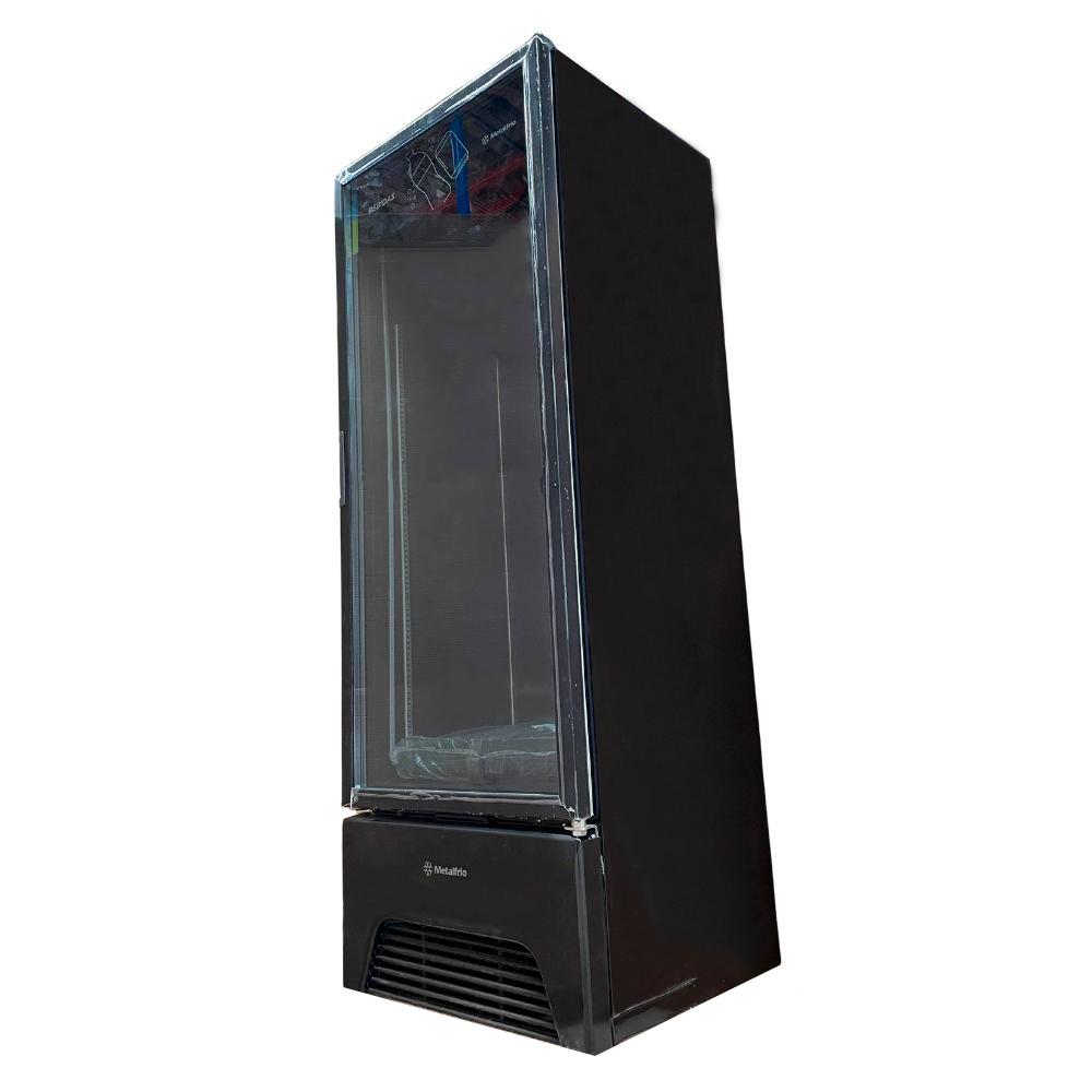 SEMINOVO - Visa Cooler Refrigerador Expositor de Bebidas Vertical 2 a 8ºc 370l Vb40ah 127V All Black - Metalfrio
