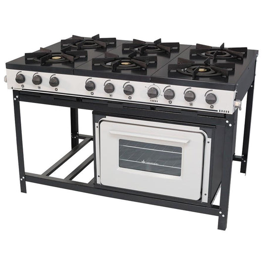 Fogão Industrial Gás Bravo 6 Bocas Com Forno Br6bf Venâncio
