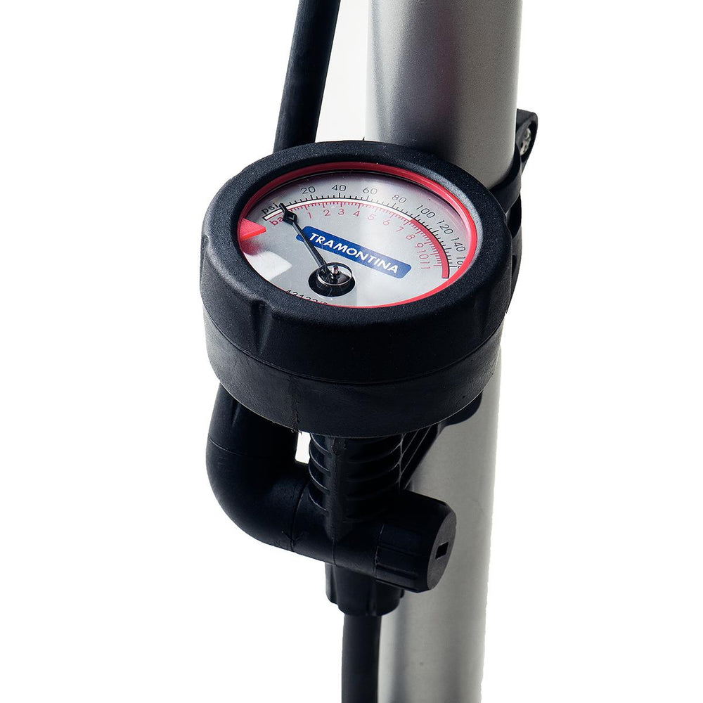 Bomba de ar Manual Pneu Bola Câmara Colchão de ar Piscina 160psi 11bar - Tramontina 43132001