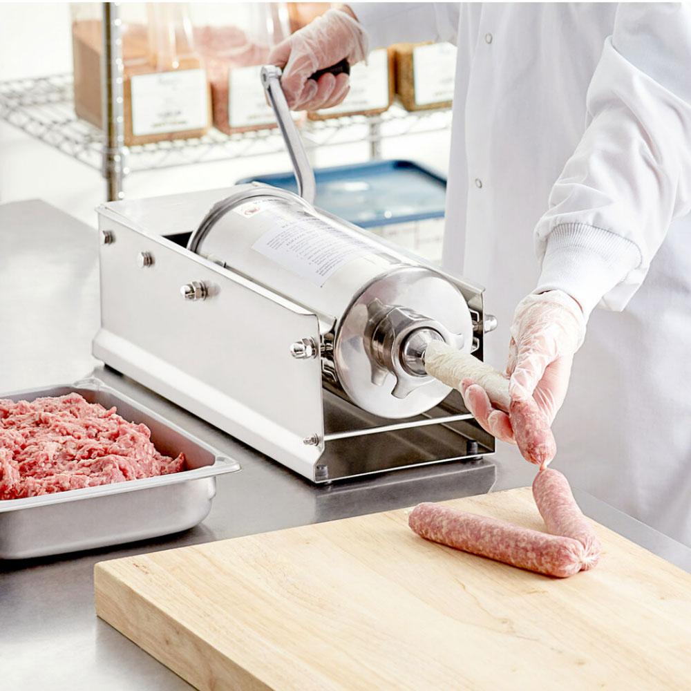 Ensacadeira de Linguiça Manual Profissional Inox Horizontal 7L 5,5kg EL7 – Skymsen 70713.9