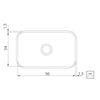 Cuba de Embutir em Aço Inox 56x34 Basic 56 BL - Tramontina 94085556