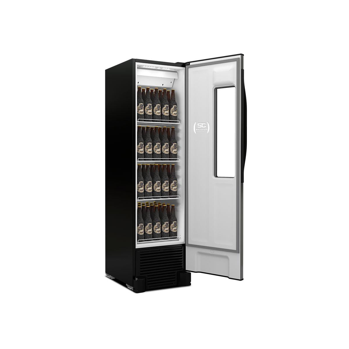 Cervejeira 127V Expositora Visa Beer Maxx 300 Residencial Porta Inox 300/336 Lts VN28TP Inox Metalfrio