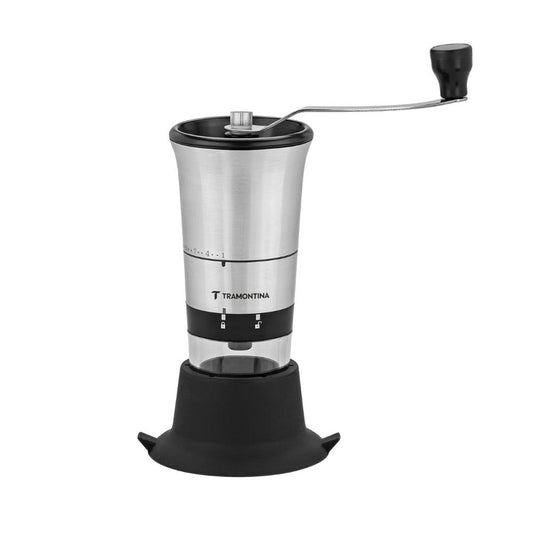 Moedor Para Café em Aço Inox Com Copo de Acrílico e Moinho em Cerâmica - Tramontina 61769000