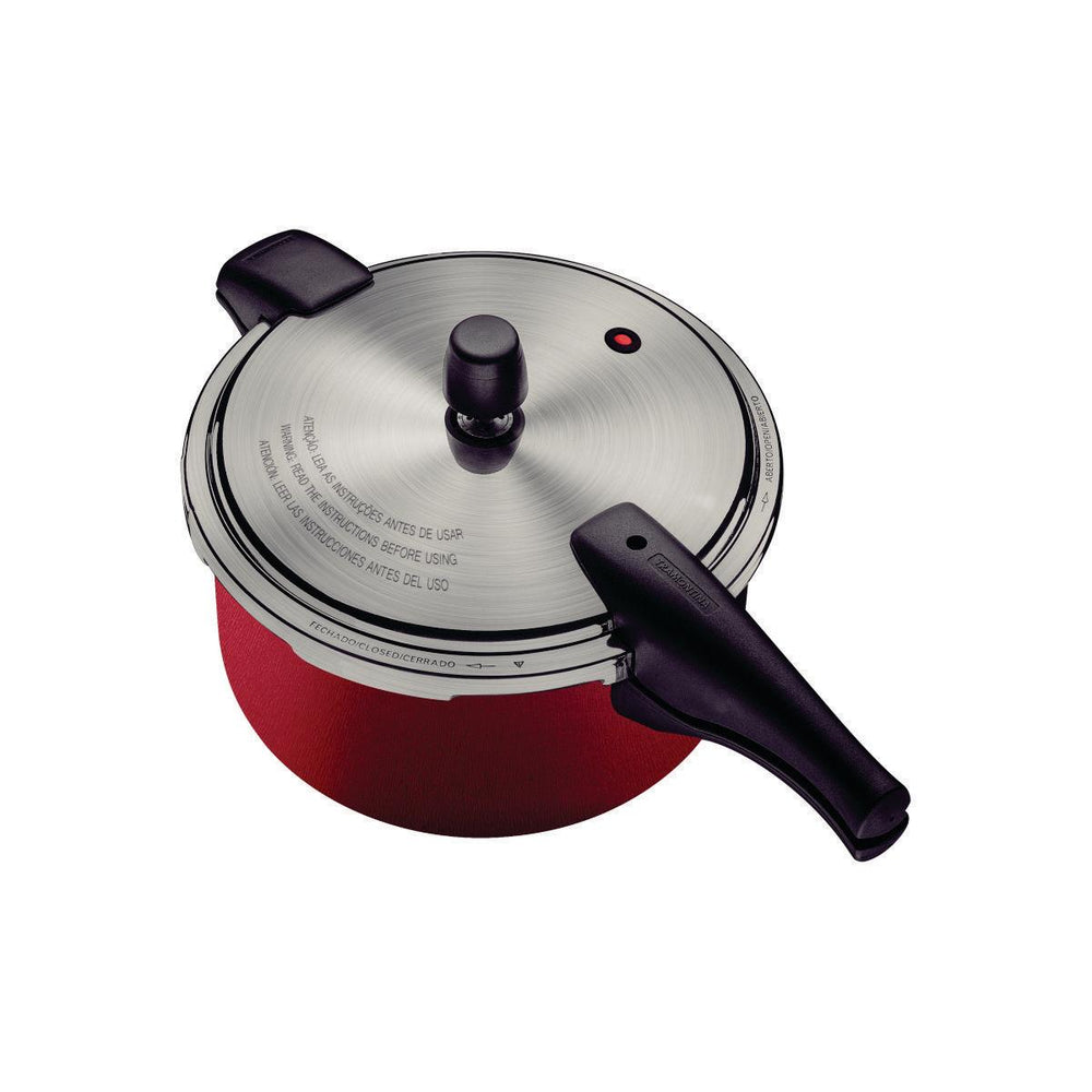 Panela de Pressão Effect Alumínio Revestimento Antiaderente 24 cm 6L Vermelho 20592724 - Tramontina