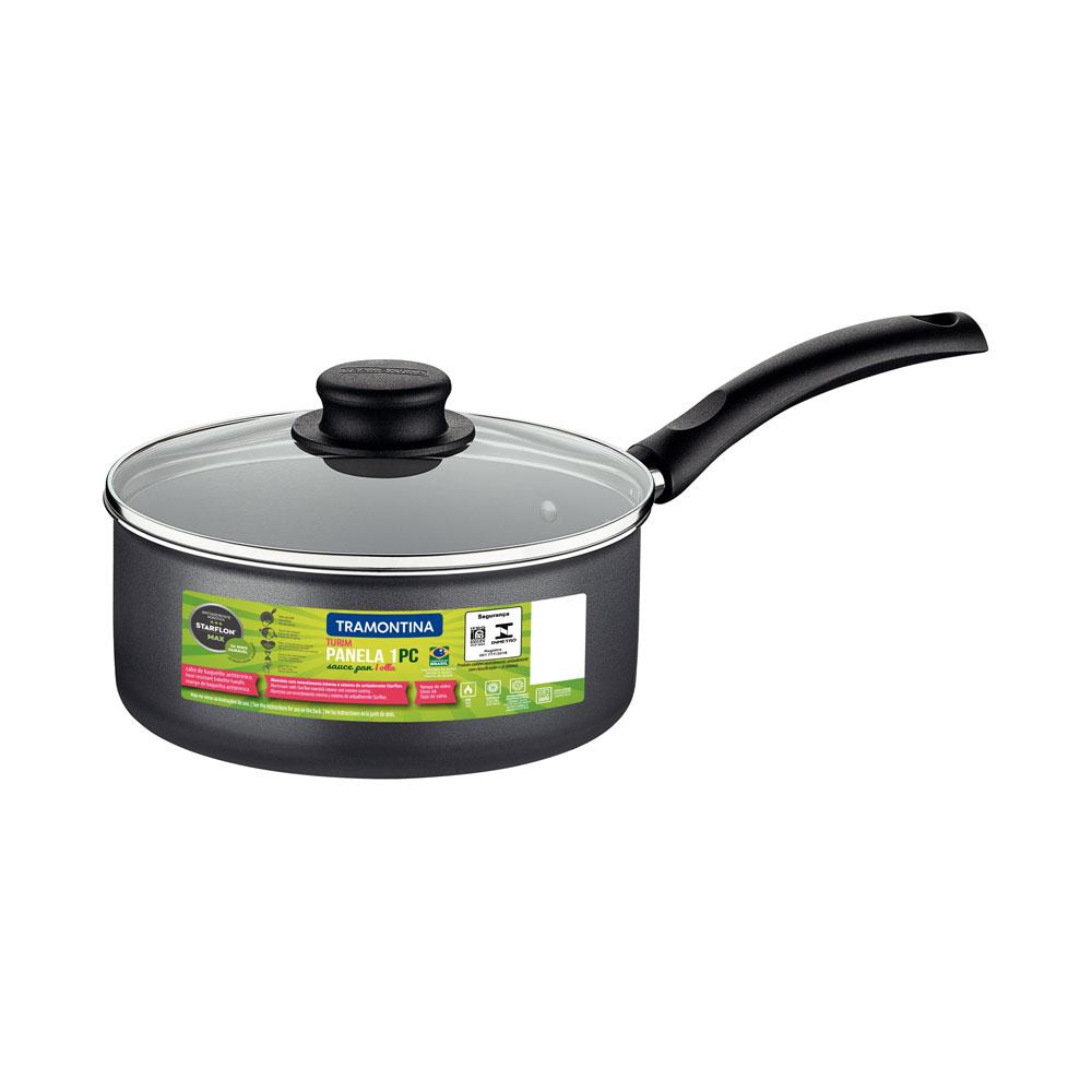 Panela Turim Alumínio Antiaderente Chumbo 16cm 1,4l Ptc3 - Tramontina 20262616