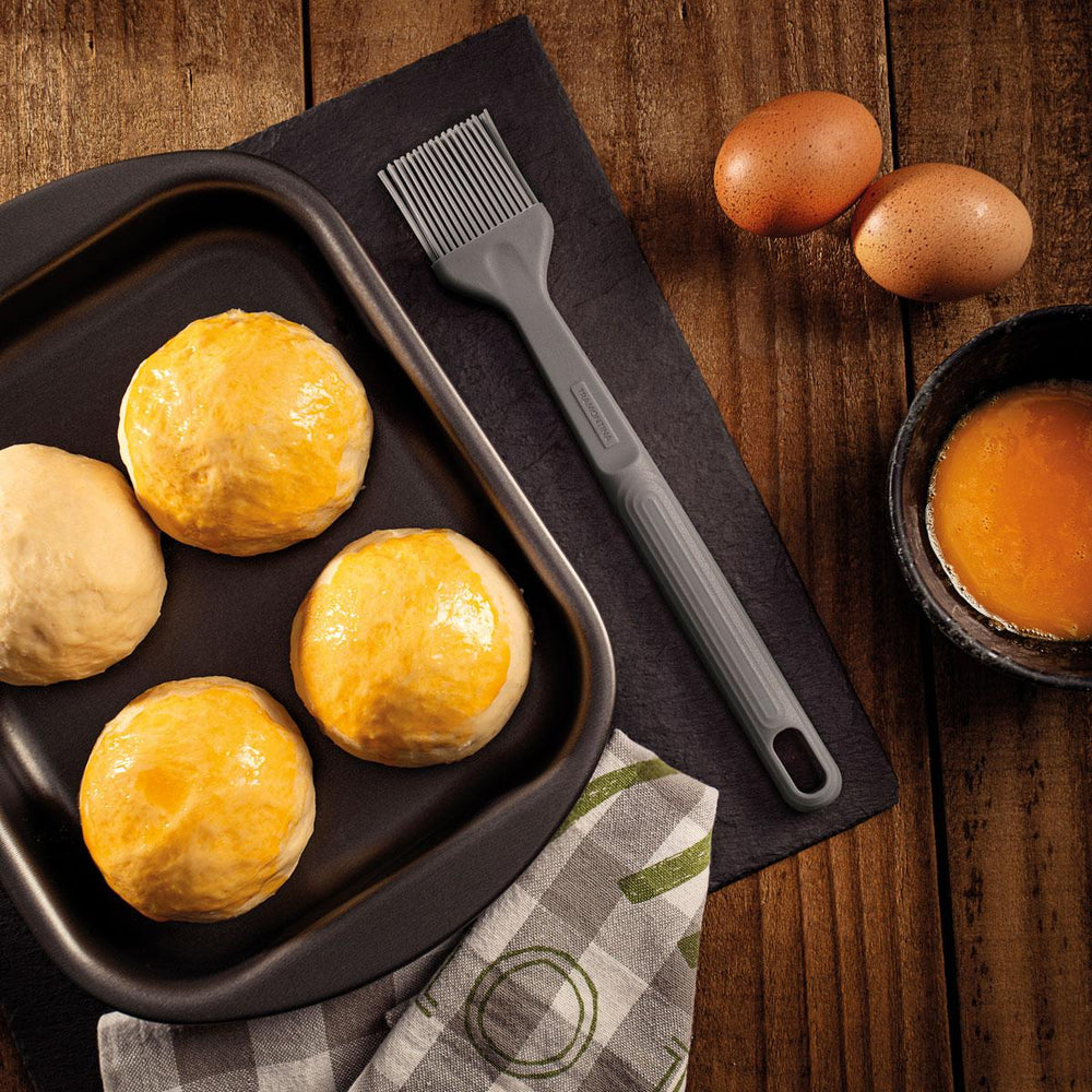Pincel Culinário de Silicone Cinza para Confeitaria e Untar - Tramontina 25858160