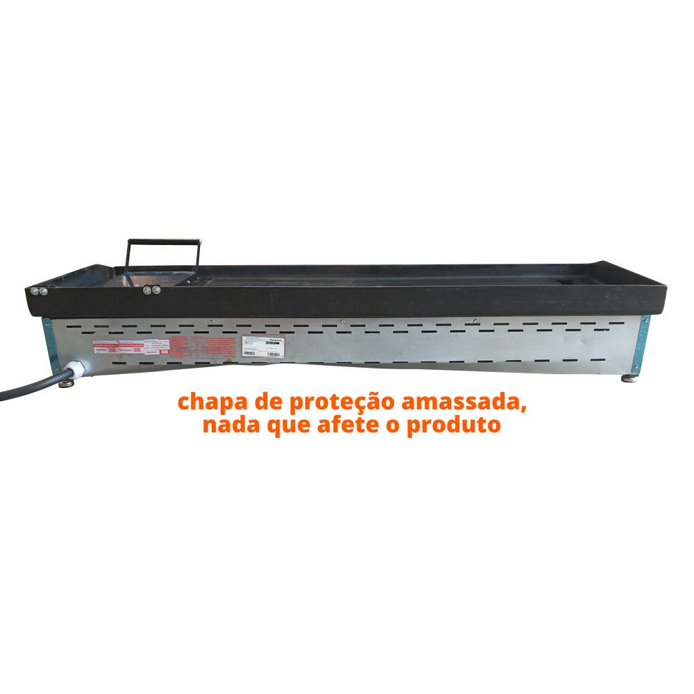 Semi - Chapa Bifeteira Elet Inox Mod 1400 C/ Prensa 220V CE140P - Venâncio