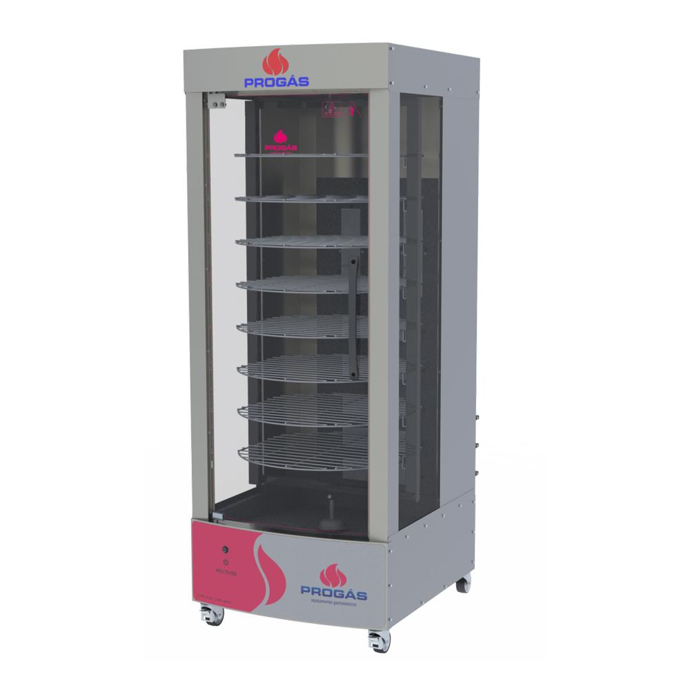 Forno Giratório Multiuso a Gás Profissional 8 Grelhas 128kg Infravermelho PRP-482 G5 Bivolt – Progás