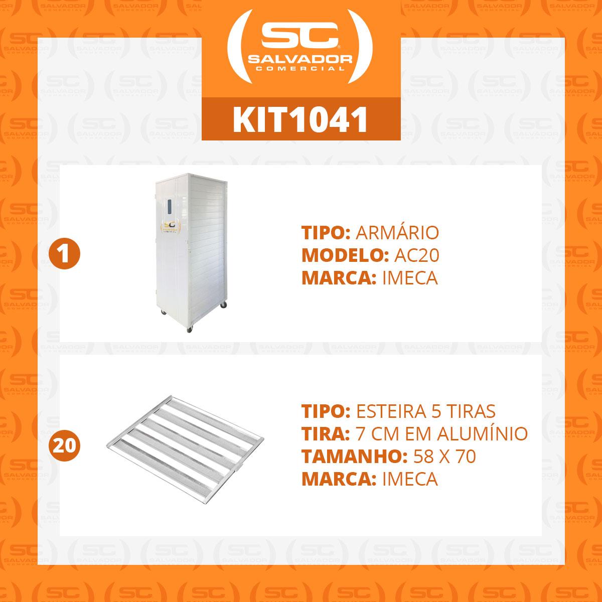 Kit - Armário Crescimento 20 Níveis 58x70 Ac20 + 20 Esteiras Flandres 50g - Imeca