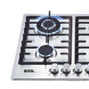 Fogão Cooktop Inox a Gás 4 Bocas 1 Dupla Ecg04 Bivolt - Eos B163914
