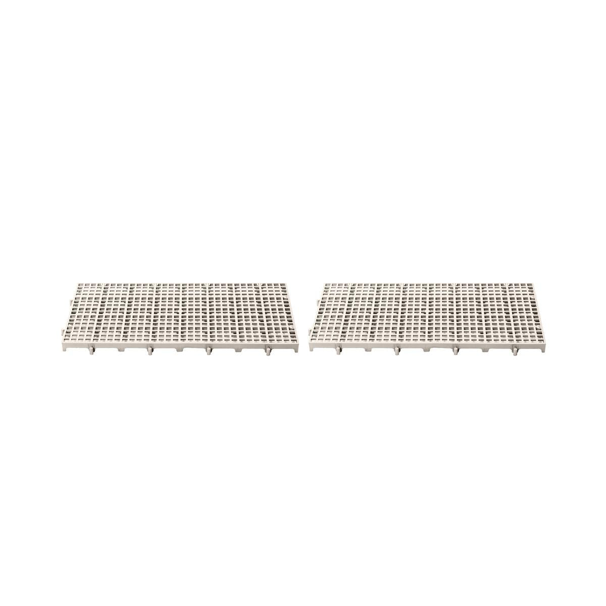 Kit Estrado Piso Plástico (2 Un) 2,5x25x50 Natural - Della Plast